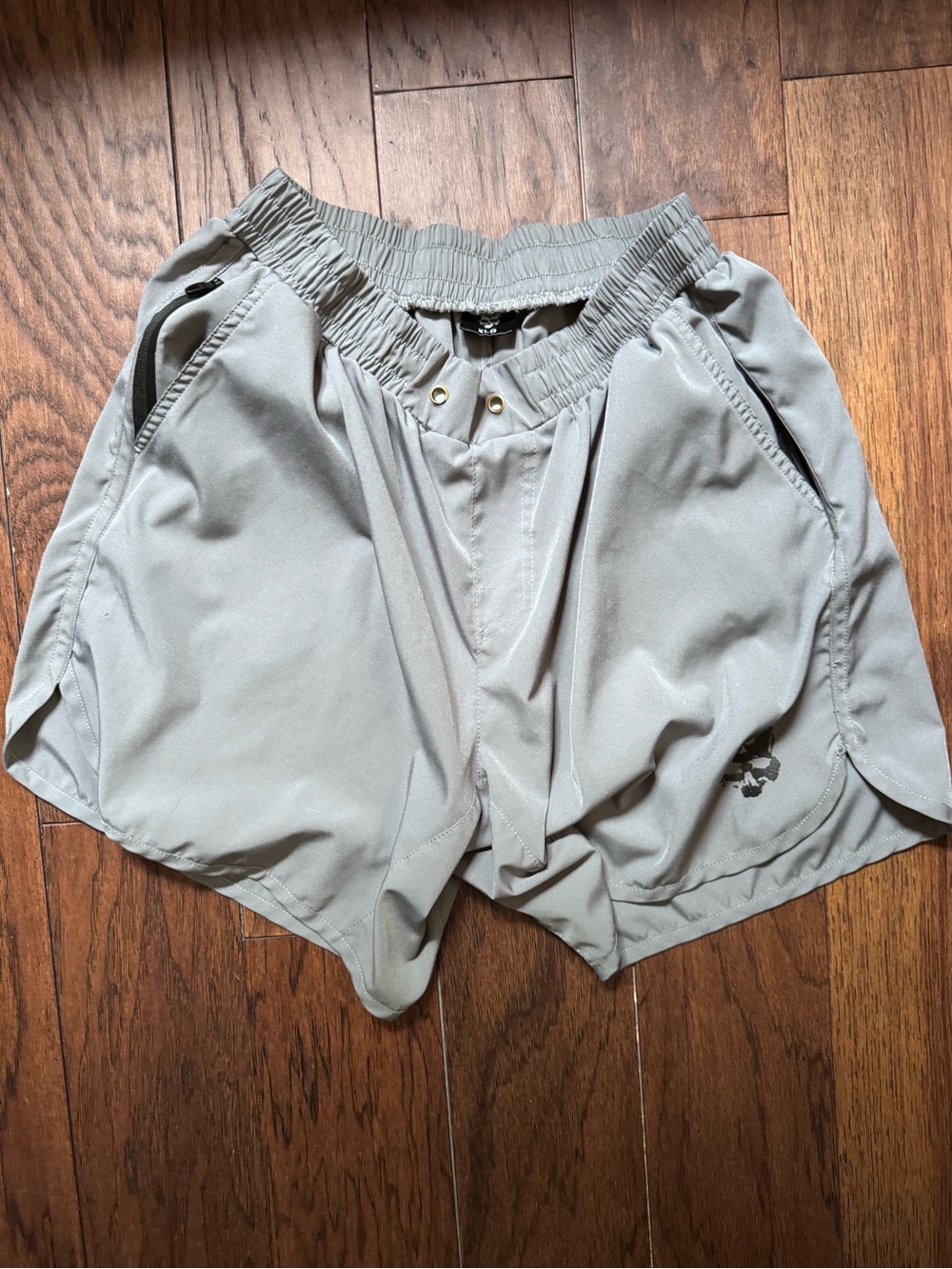 Zero Foxtrot Light Gray Athletic Shorts